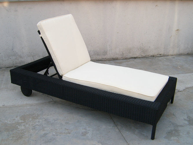 black sun lounger cushions