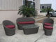 6pcs cheap outdoor rattan and wicker furniture