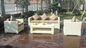 Customized color PE rattan outdoor sofa set wicker furniture