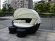 Luxury Comfortable Roofed Cane Daybed , Wicker Garden Oval Daybed