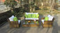 4pcs PE wicker patio sofa furniture