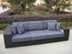 outdoor wicker sofa set      