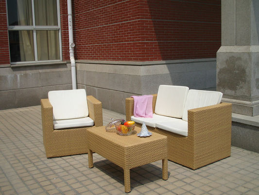 3pcs patio cane furniture   