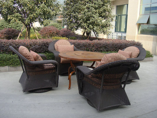 5pcs luxury America barbecue dining furniture