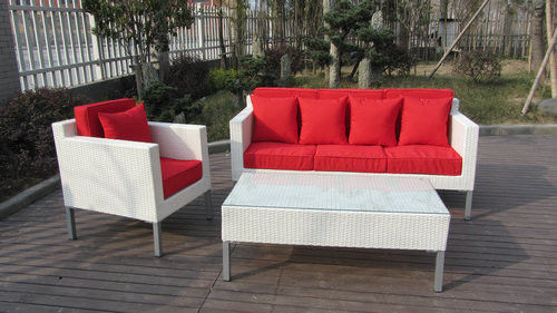 4pcs Outdoor rattan sofa set
