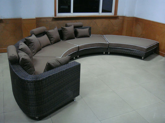 outdoor wicker sofa set  
