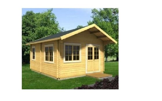 Anti-Corrosive Outdoor Wooden House 590*570cm Waterproof For Garden
