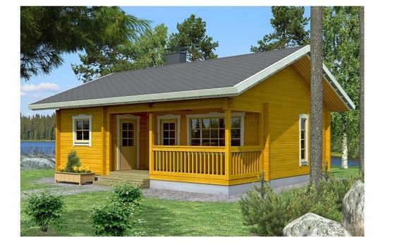 Solid Summer Outdoor Wooden House 2-Bedroom Waterproof With Base Timber & Roofing