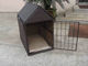 Aluminum Frame KD Wicker Pet Bed , Outdoor Waterproof Dog House