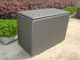 Grey Resin Wicker Storage Box