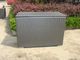 Grey Resin Wicker Storage Box