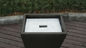 Washable Resin Wicker Storage Box for Indoor Bedroom Decorative