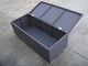 All Weather Resin Wicker Storage Box For Outdoor Garden / Patio