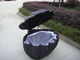Garden Shell Shaped Wicker Rattan Storage Box With UV Resistant