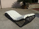Outdoor Garden Rattan Sun Lounger , Comfortable Lounge Chair