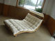 Rattan Daybed Chaise Lounge Set , Resin Wicker Patio Furniture