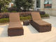 Wicker / Cane / Rattan Sun Lounger Storage Box For Balcony / Lawn