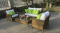 4pcs PE wicker patio sofa furniture