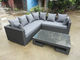 outdoor rattan sofa set         