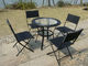 Riverside European Style Dining Furniture Sets With Folding Chair