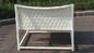 3pcs Beautiful White Outdoor Rattan Sofa Set For Swimming Pool