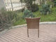4 Seat Country Style PE Rattan Wicker Kitchen / Dining Room Sets